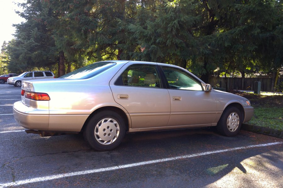 Becca Benz and her car